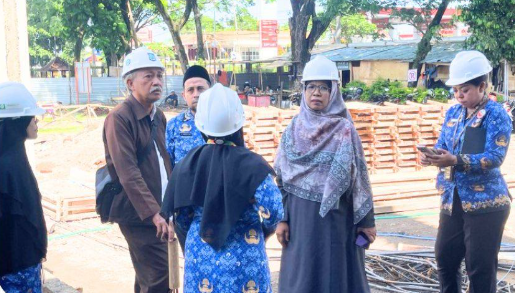 Peninjauan perkembangan bangunan gedung rehabilitasi NAPZA